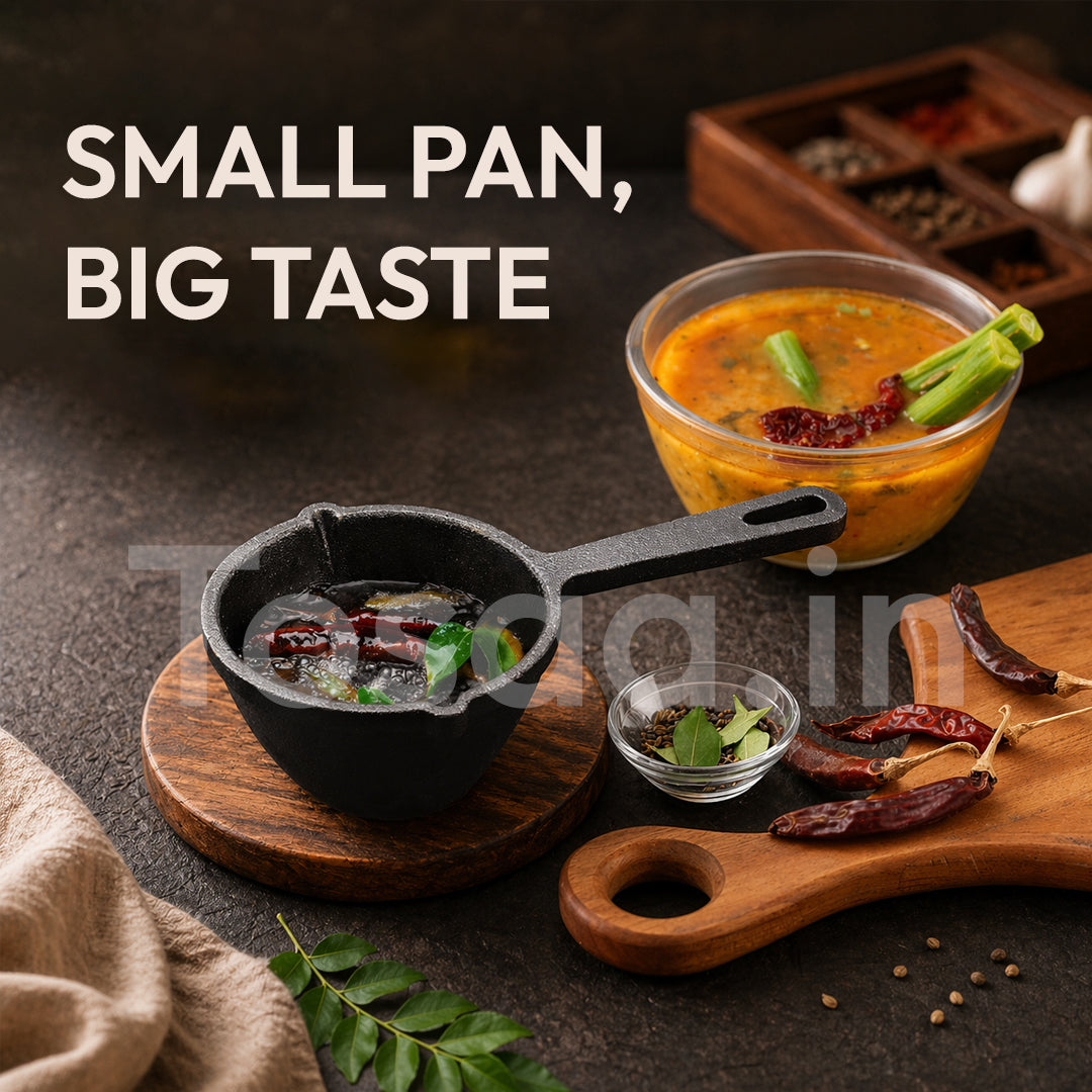 TOSAA CAST IRON TADKA PAN 11 CM