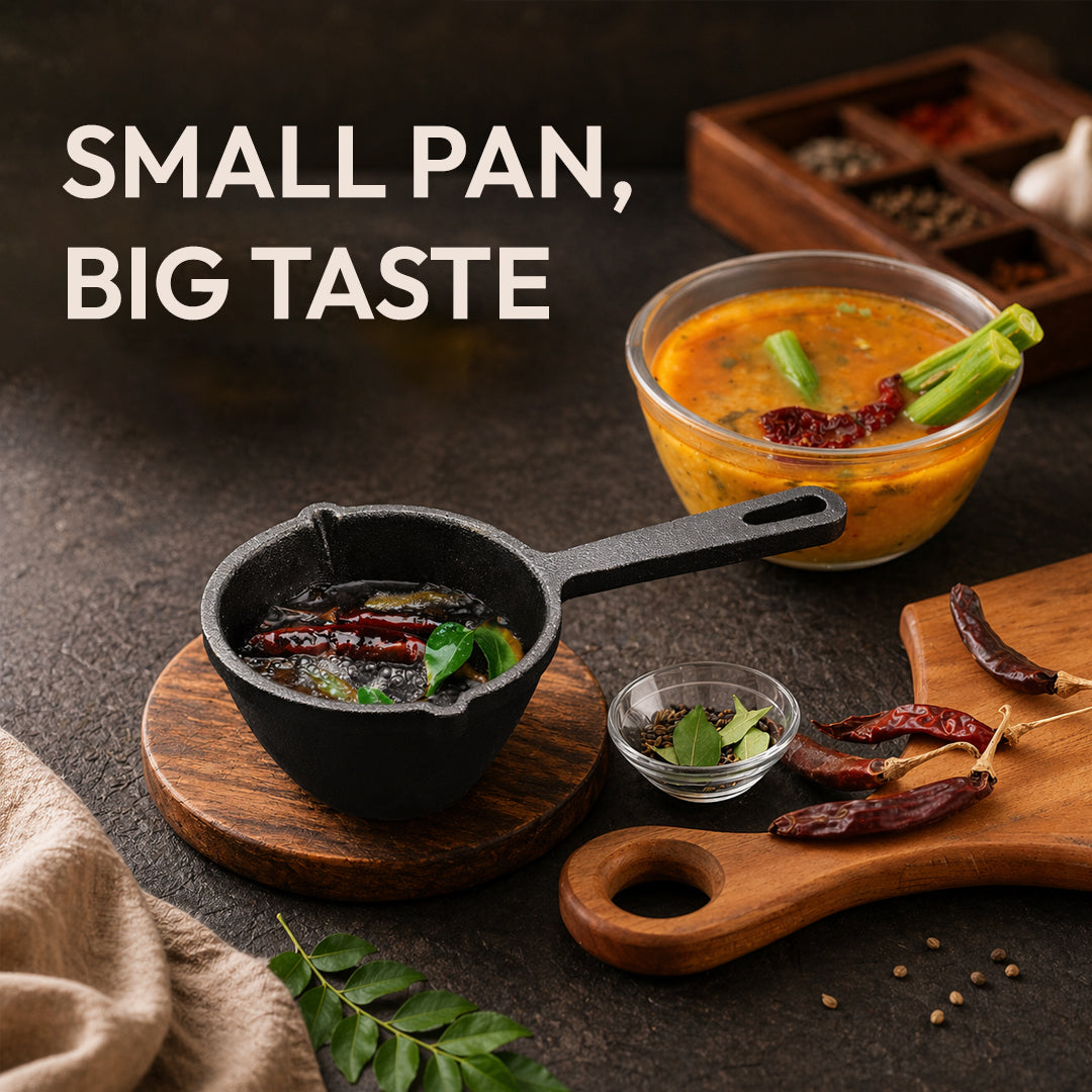TOSAA CAST IRON TADKA PAN 11 CM