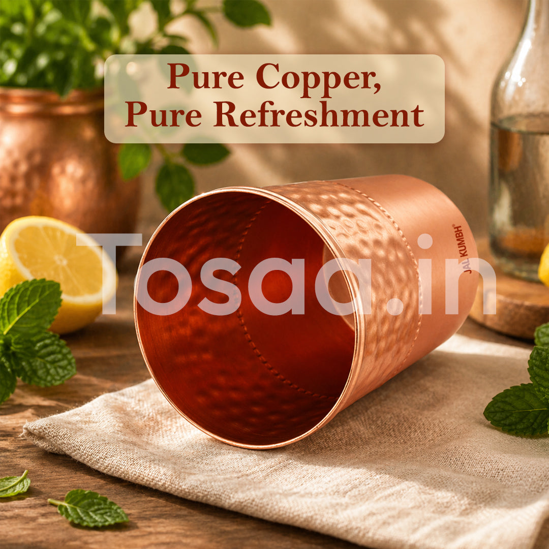 JALKUMBH COPPER GLASS TAPPER HHU 285 ml