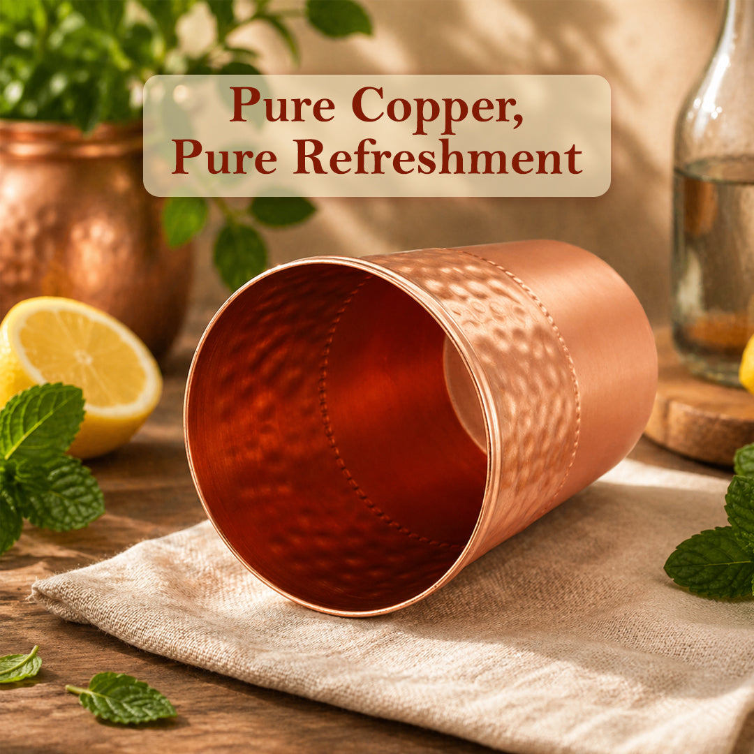 JALKUMBH COPPER GLASS TAPPER HHU 285 ml