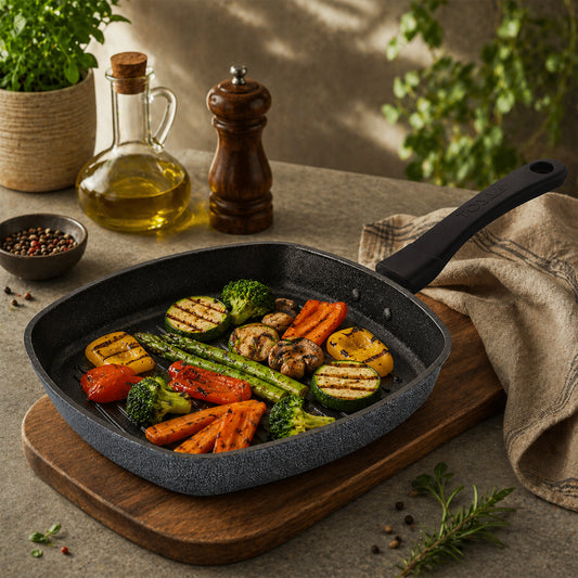 Tosaa Non-Stick  Grill Pan, 24 cm,