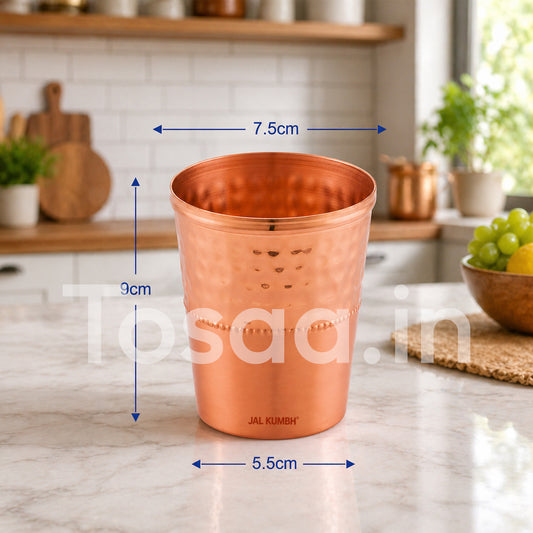 JALKUMBH COPPER GLASS TAPPER HHU 285 ml