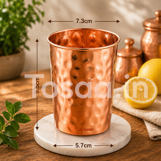 JALKUMBH COPPER GLASS TAPPER JUMBO 200 ml