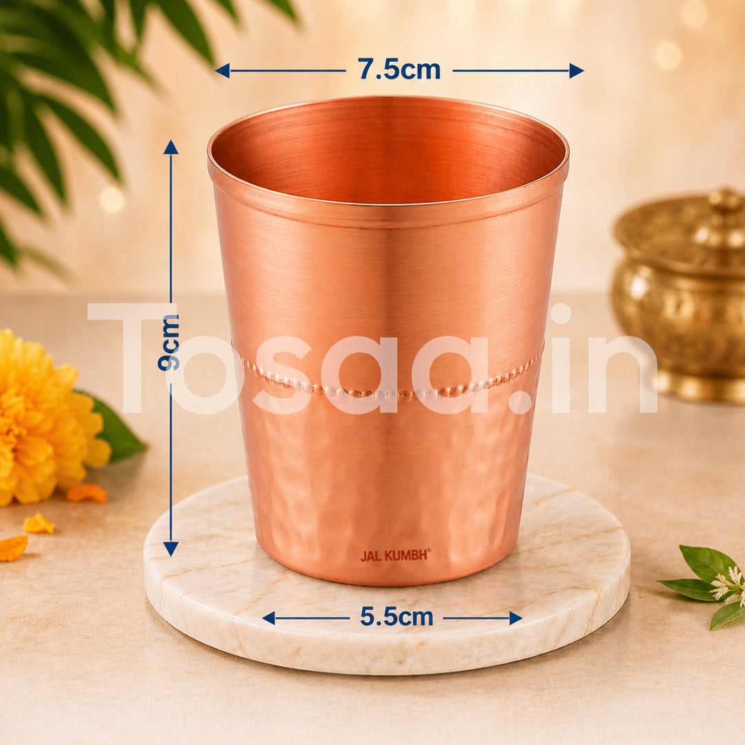 JALKUMBH COPPER GLASS TAPPER HHB 285 ml