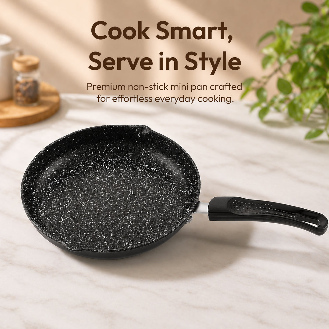 Non Stick Diecast Mini Pan 17Cm, Black