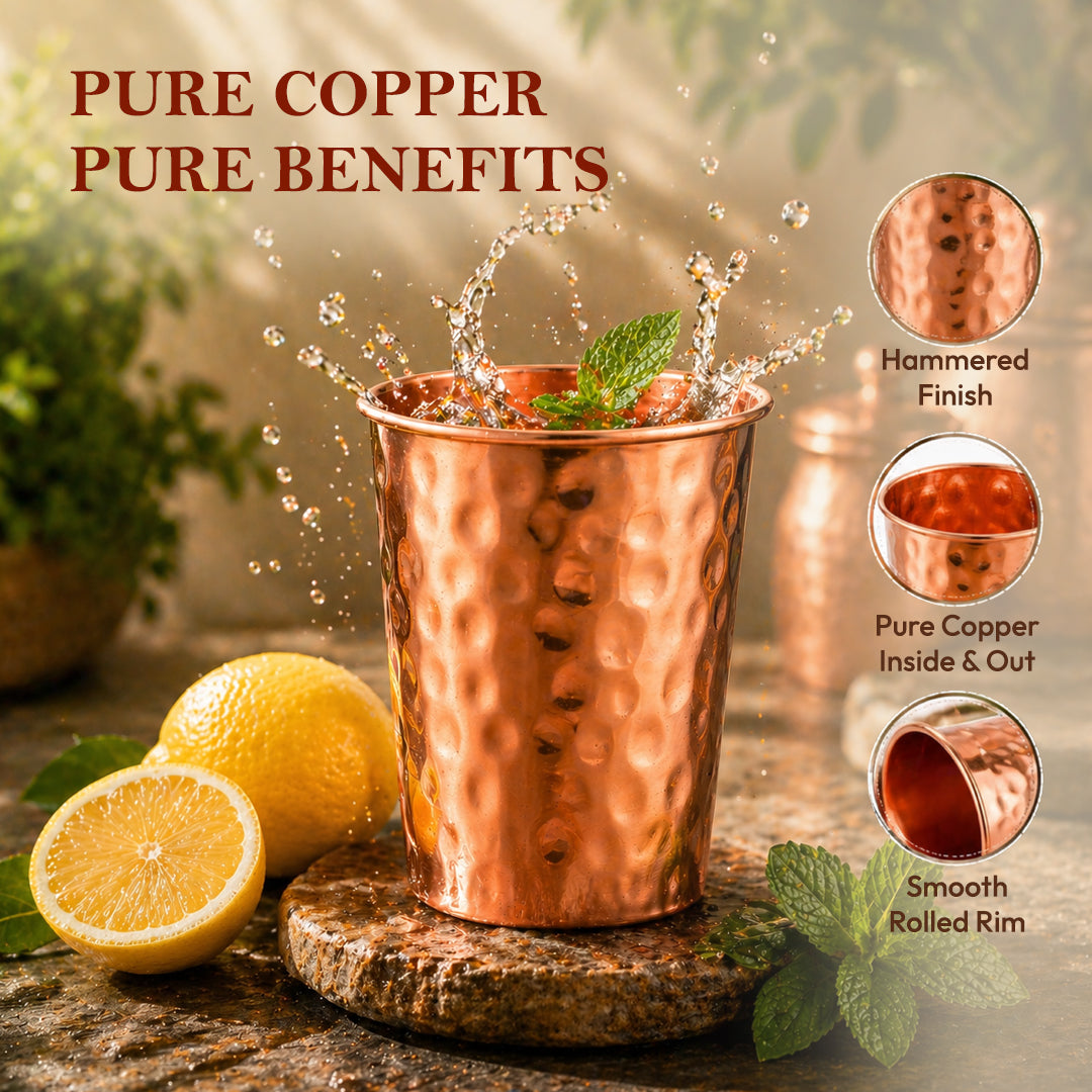 JALKUMBH COPPER GLASS TAPPER JUMBO 200 ml