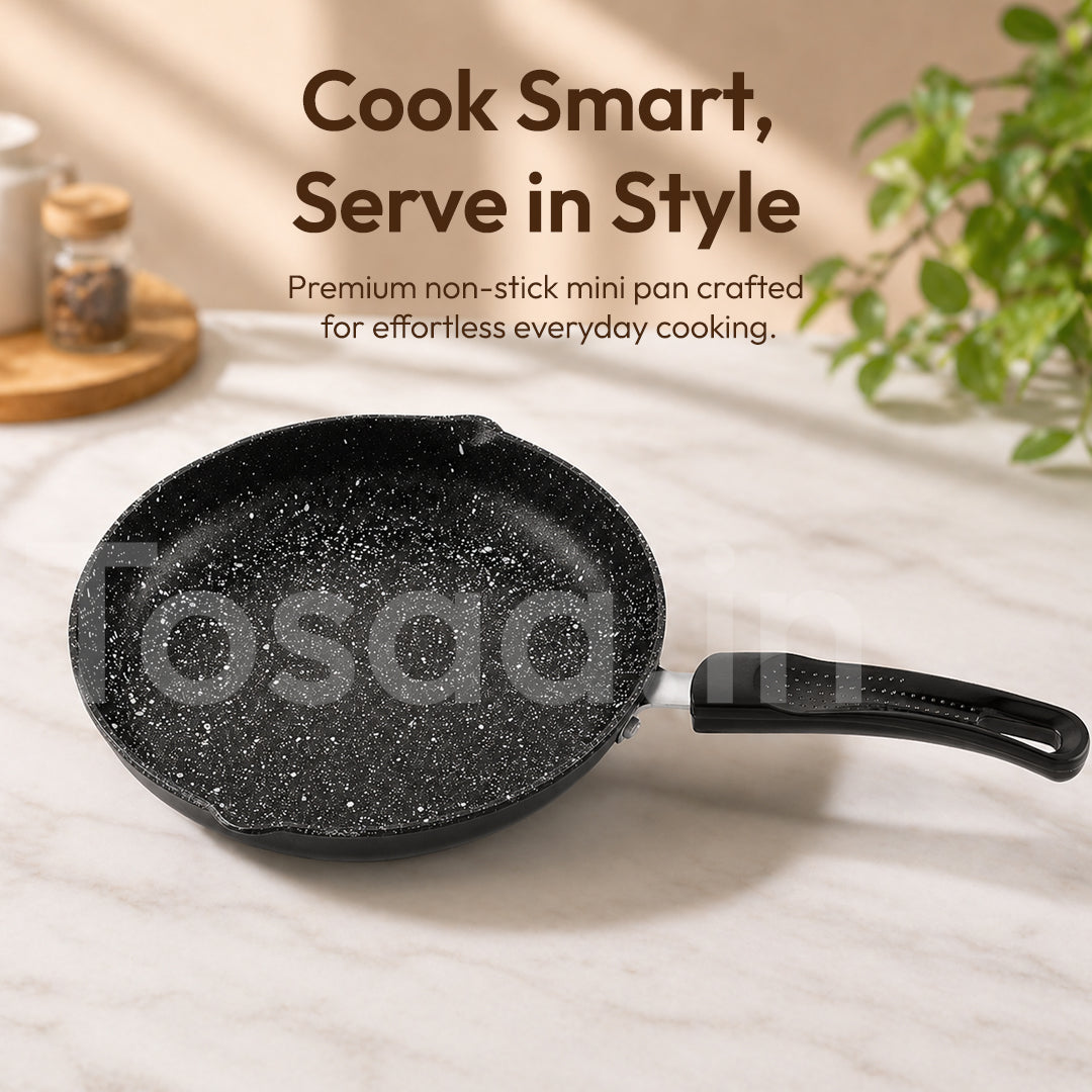 Non Stick Diecast Mini Pan 17Cm, Black