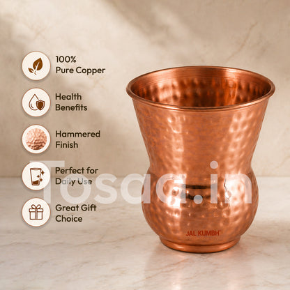 JALKUMBH COPPER GLASS GANGA 350 ml