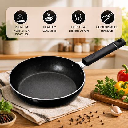 T24MP9 Non-Stick Mini Pan, 17.5cm, Black
