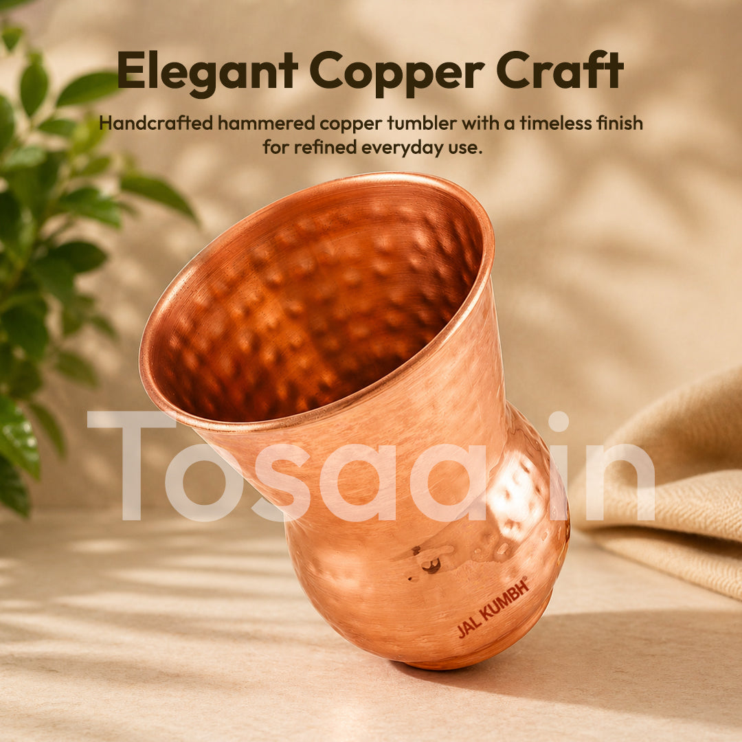 JALKUMBH COPPER GLASS GANGA 350 ml
