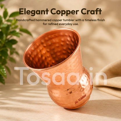 JALKUMBH COPPER GLASS GANGA 350 ml