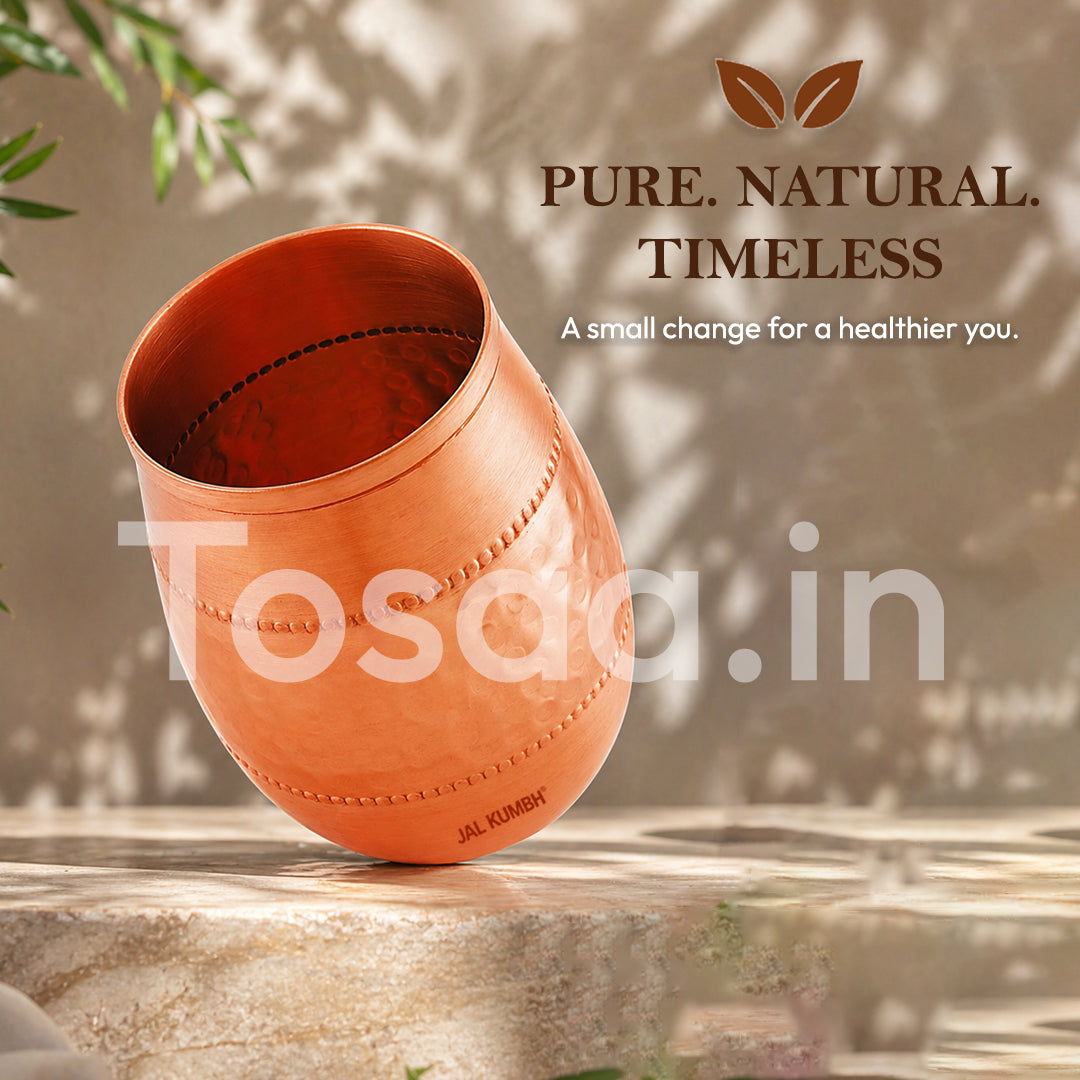 JALKUMBH COPPER GLASS DAMRU 300 ml