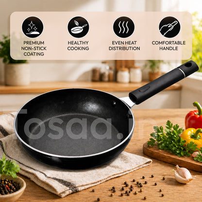 T24MP9 Non-Stick Mini Pan, 17.5cm, Black