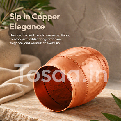 JALKUMBH COPPER GLASS DAMRU 300 ml