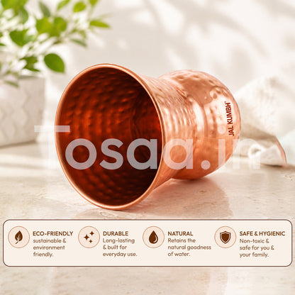 JALKUMBH COPPER GLASS GANGA 350 ml
