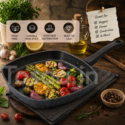 Tosaa Non-Stick  Grill Pan, 24 cm,