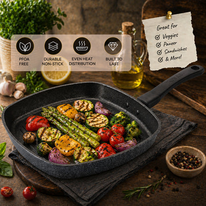Tosaa Non-Stick  Grill Pan, 24 cm,