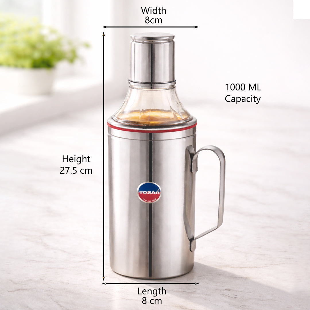 Tosaa Stainless steel Oil dispenser 1000ml