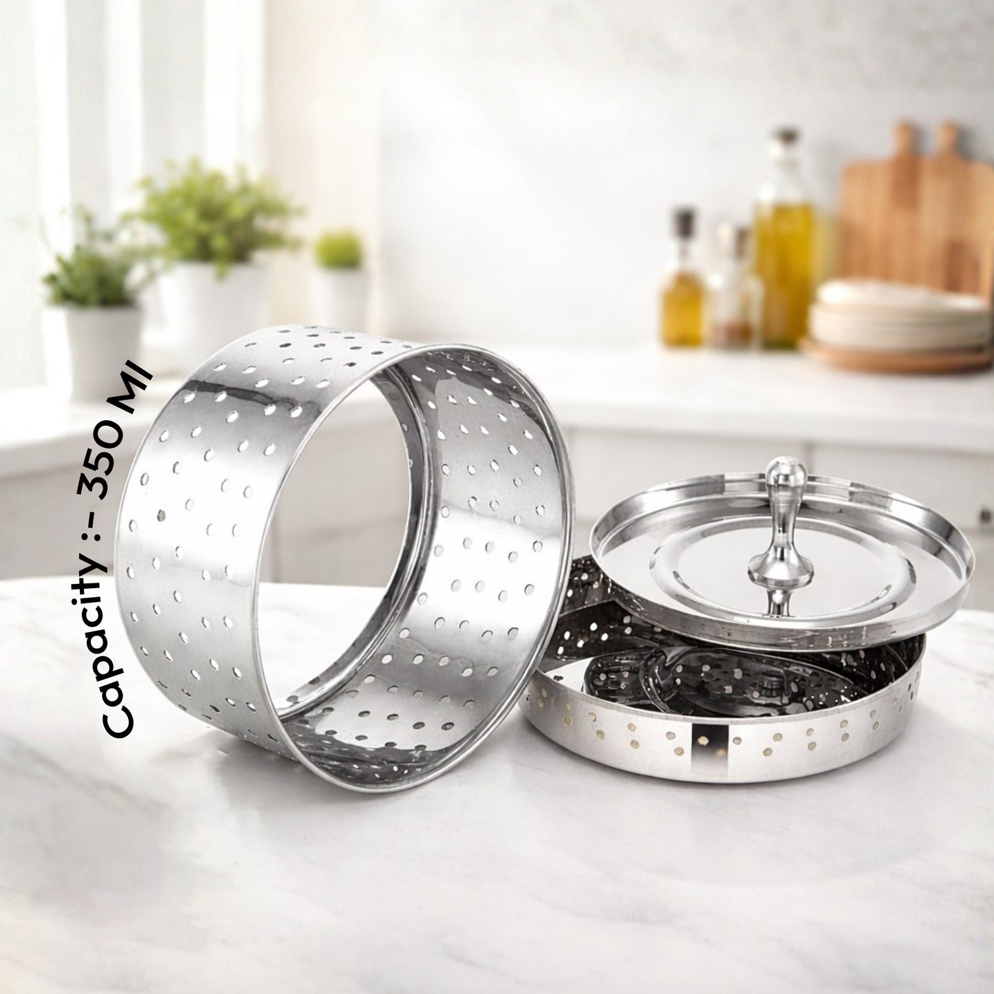 TOSAA SS UTENSILS PANEER MAKER - Medium Size (350ml)   ROUND SHAPE