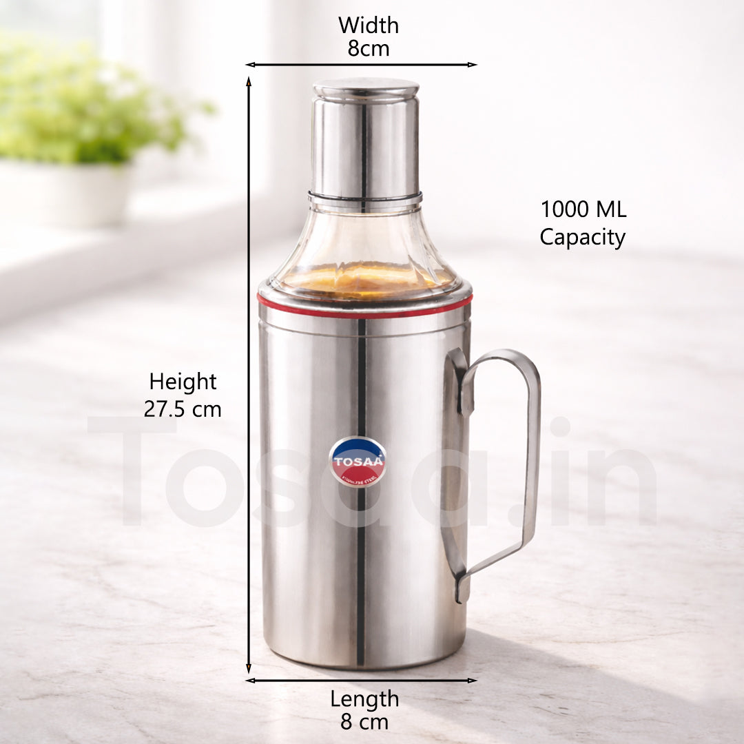 Tosaa Stainless steel Oil dispenser 1000ml
