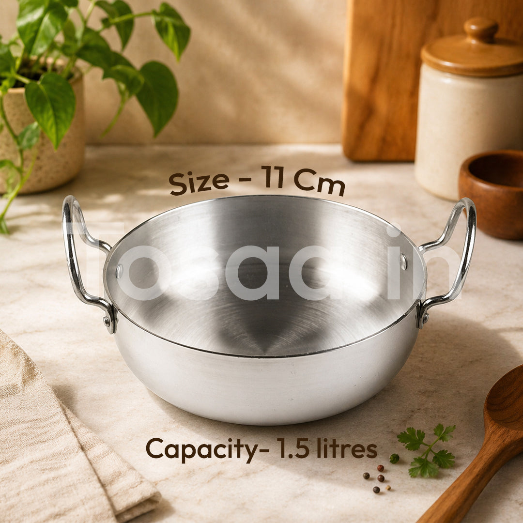 Silver Kadhai 11 cm