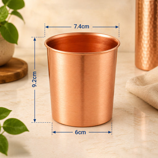 JALKUMBH COPPER GLASS PLAIN 200 ml