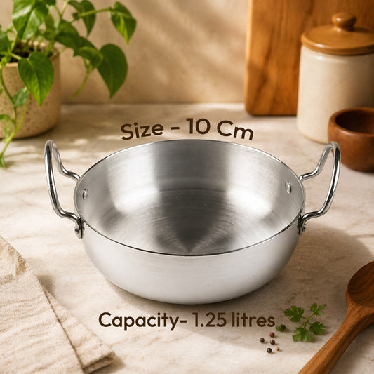 Silver Kadhai 10 cm