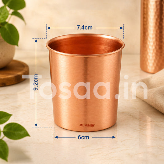 JALKUMBH COPPER GLASS PLAIN 200 ml