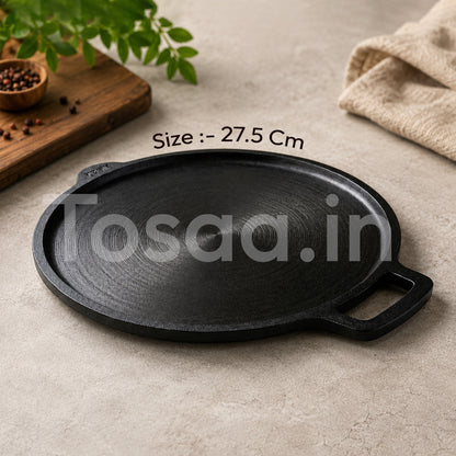 TOSAA CAST IRON DOSA TAWA - SMOOTH (27.5 CM)