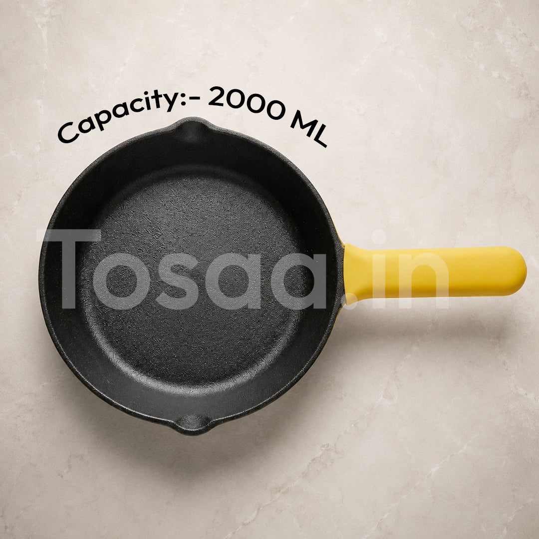 TOSAA CAST IRON FRY PAN- BIG (2000 ML)