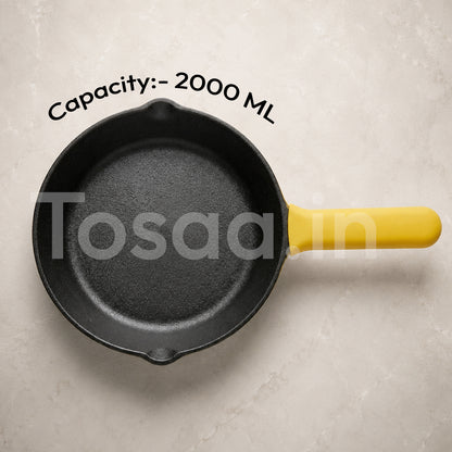 TOSAA CAST IRON FRY PAN- BIG (2000 ML)