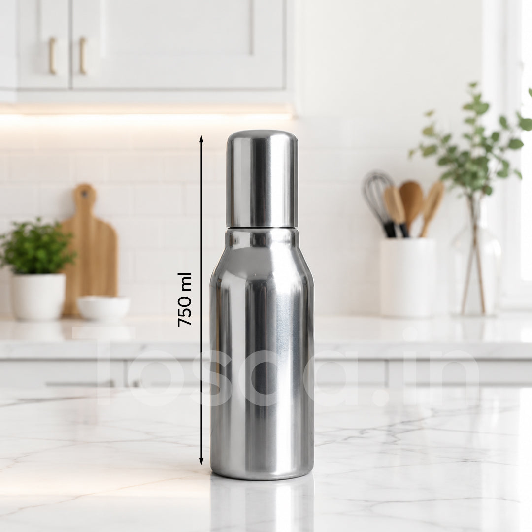 TOSAA Stainless Steel Oil can, 750 ML