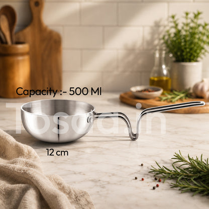 TOSAA TRIPLY TADKA PAN 12 CM (500 ML)