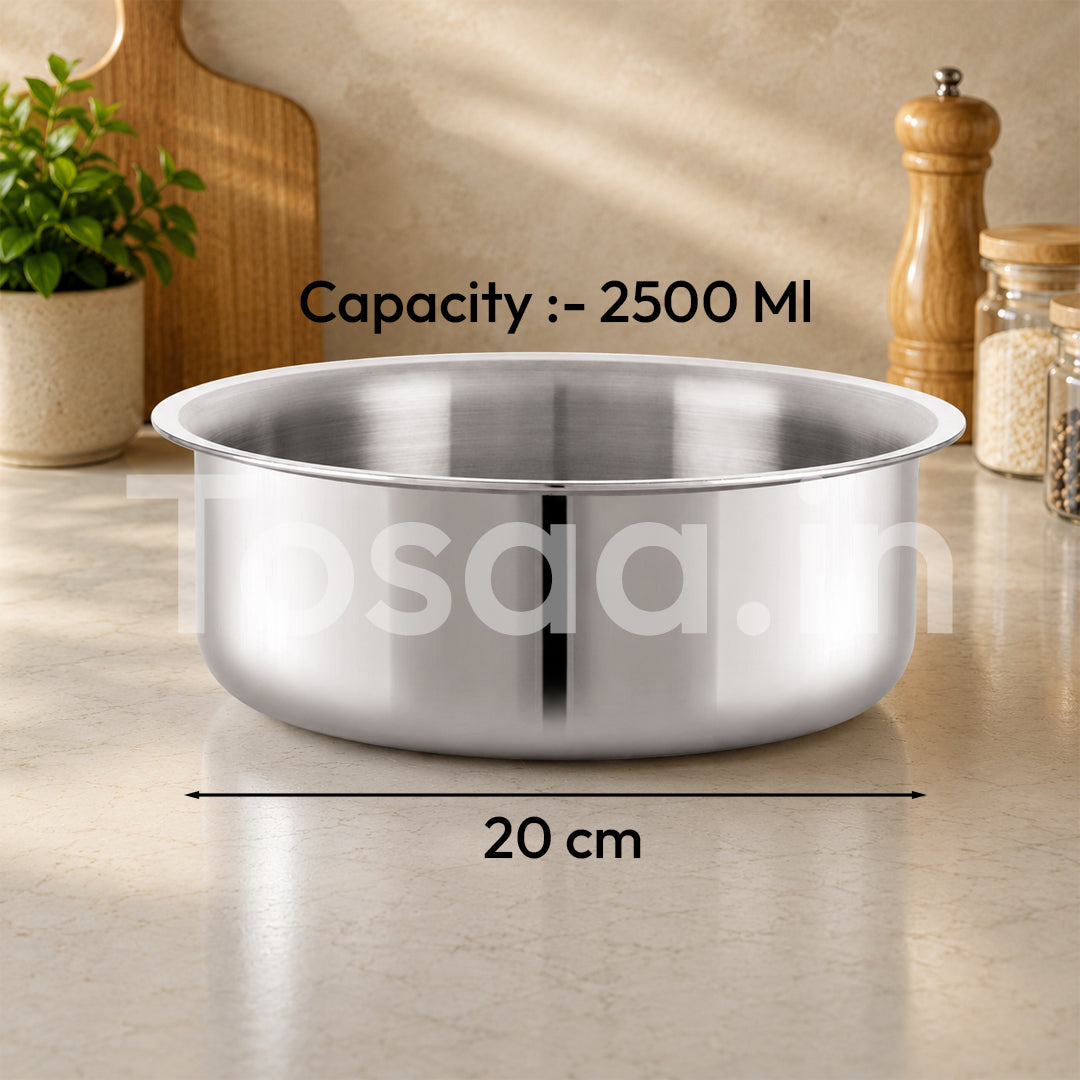TOSAA TRI PLY EXTRA HEAVY  SUPER LANGDI TOPE - 20CM (2500 ML)