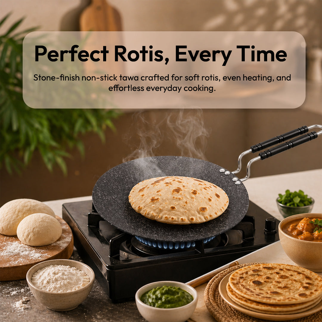 Roti Tawa Classic Range Non-Stick Cookware Tawa Pan - 25cm