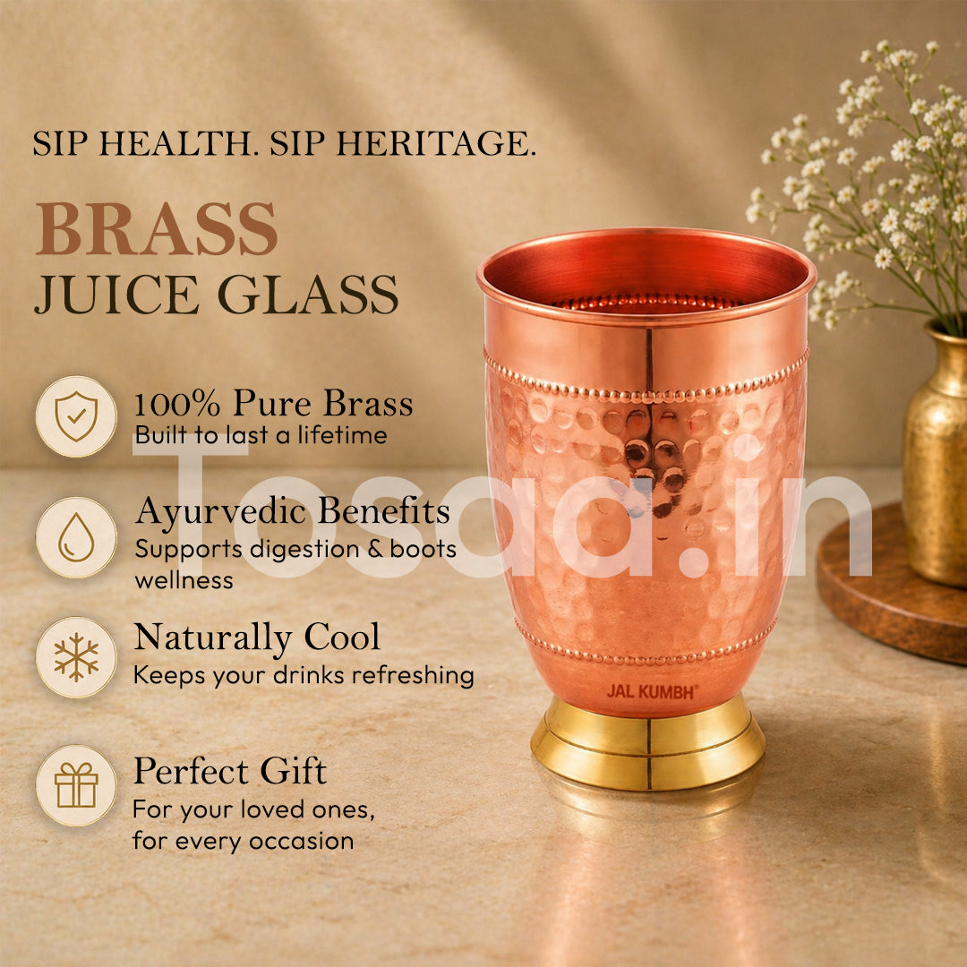 JALKUMBH COPPER GLASS JUICE 350 ml