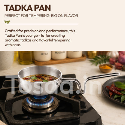 TOSAA TRIPLY TADKA PAN 10 CM (300 ML)