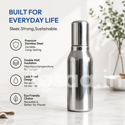 TOSAA Stainless Steel Oil can, 500 ML