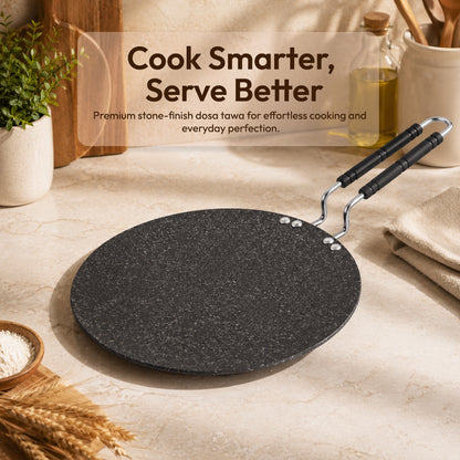 Flat Tawa Roti Tawa, Dosa Tawa Classic Range Non-Stick Cookware Tawa Pan - 28.5Cm