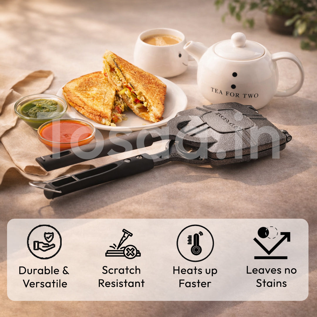 Tosaa Premia Jumbo 2-Cut Grill Sandwich Toaster