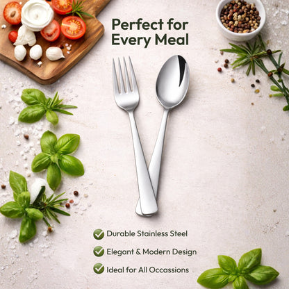 Tosaa Tea Spoon IMPRESS 16G-6-Piece Stainless Steel Spoon Set, Set of 6