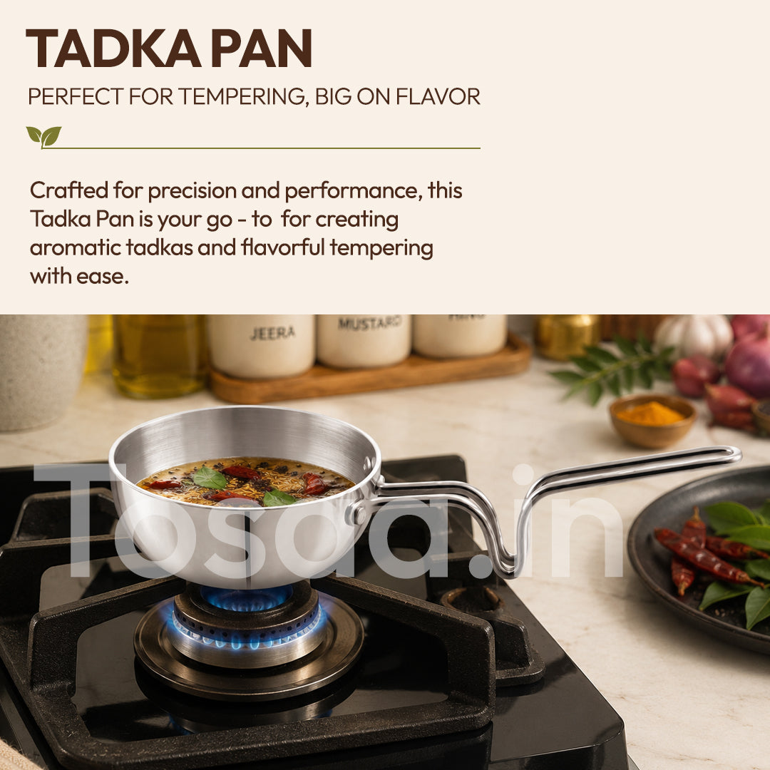 TOSAA TRIPLY TADKA PAN 12 CM (500 ML)