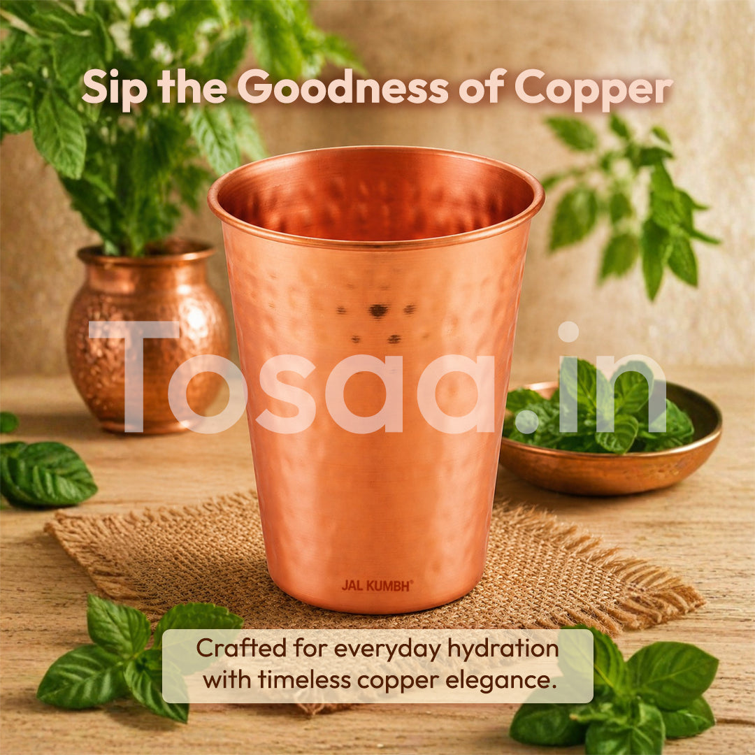 JALKUMBH COPPER GLASS TAPPER BIG JUMBO 350 ml