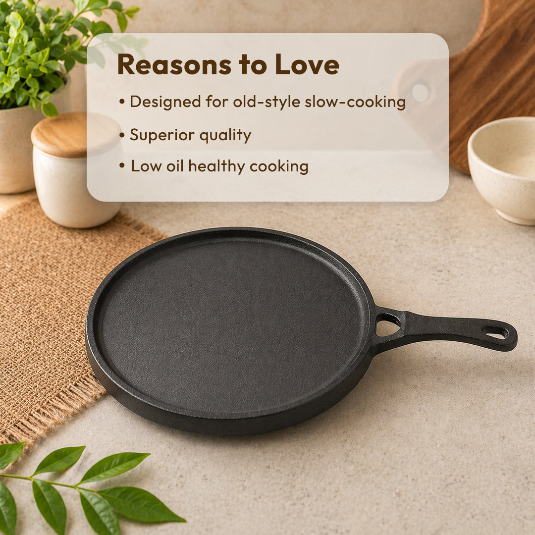 TOSAA CAST IRON DOSA TAWA 24 CM