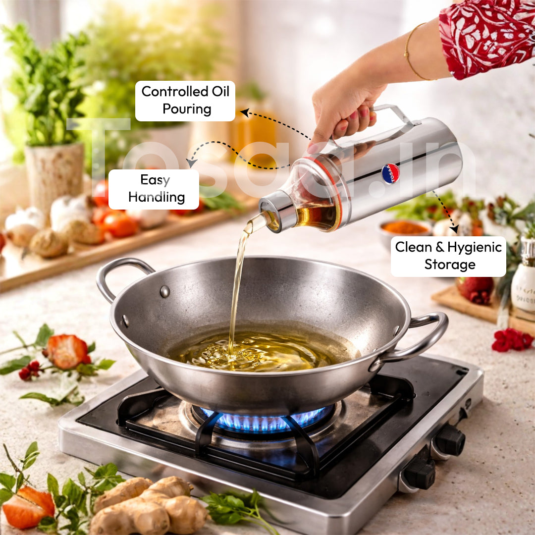 Tosaa Stainless steel Oil dispenser 1000ml