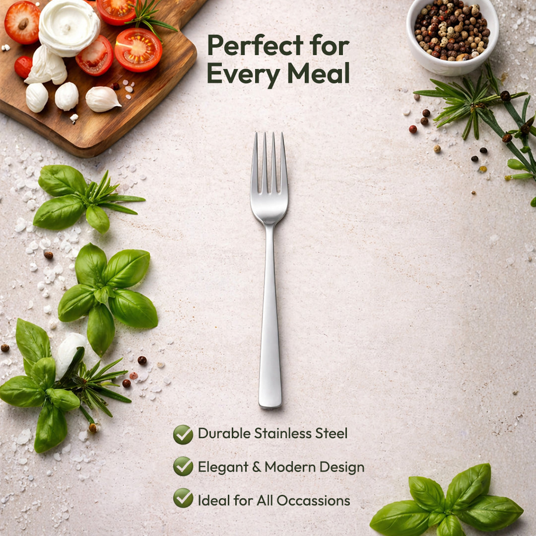 Tosaa Baby fork ROYAL PLAIN 16G-Pack of 6