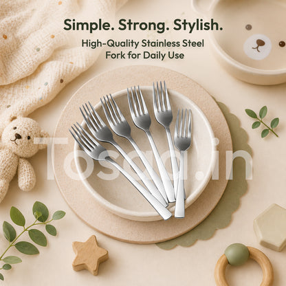 Tosaa Baby fork IMPRESS 16G-Pack of 6