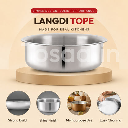 TOSAA TRI PLY EXTRA HEAVY  SUPER LANGDI TOPE - 18 CM (2000 ML)