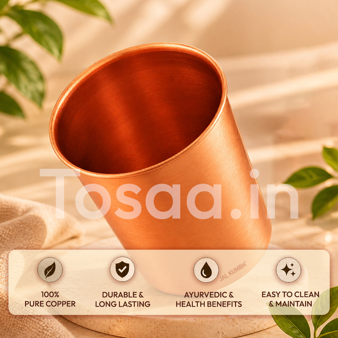 JALKUMBH COPPER GLASS PLAIN 200 ml