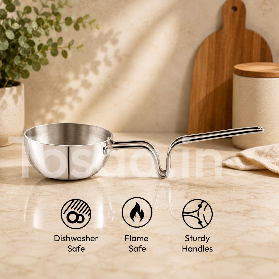 TOSAA TRIPLY TADKA PAN 10 CM (300 ML)